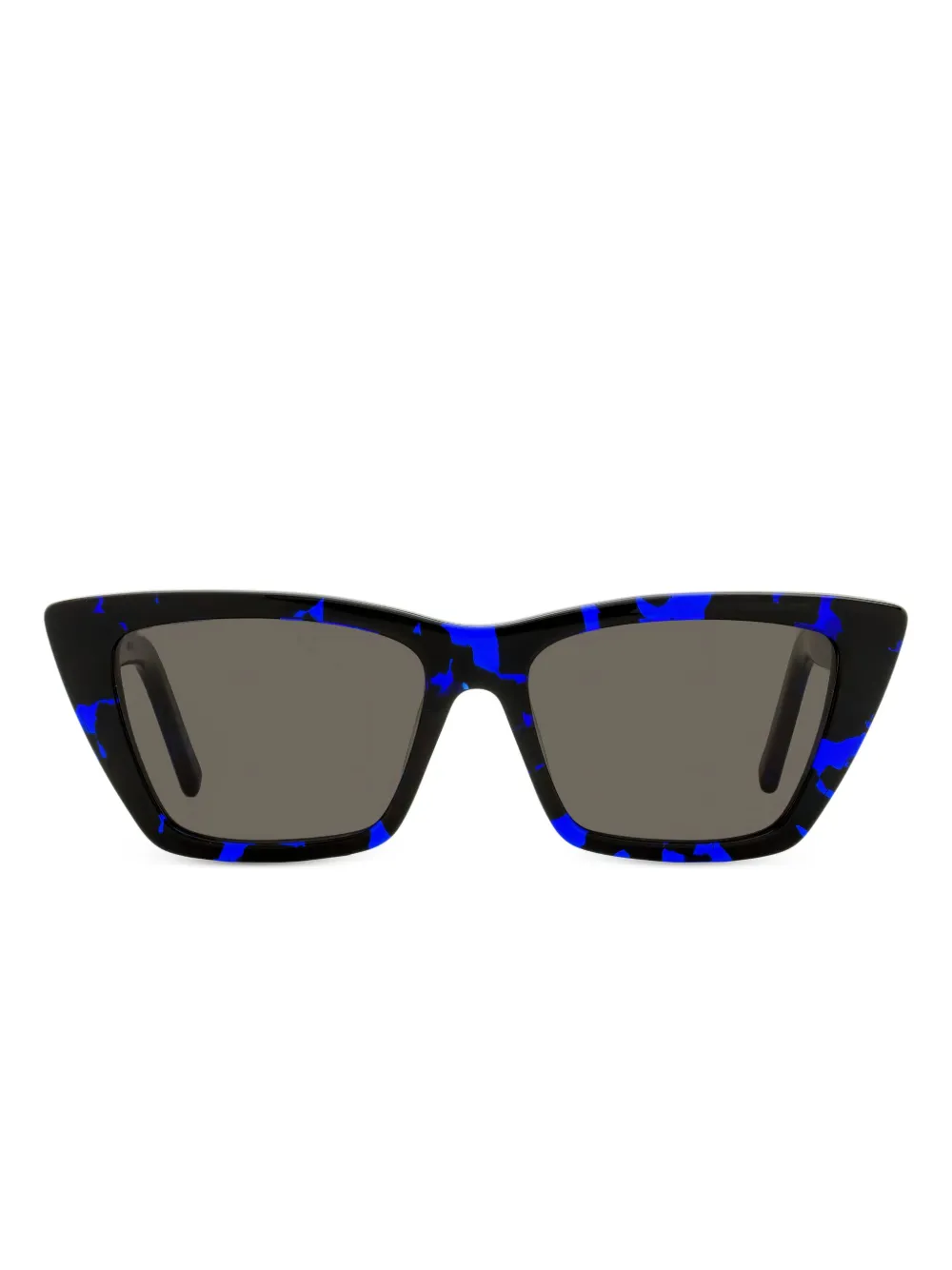 

Солнцезащитные очки в оправе 'кошачий глаз' Saint Laurent Eyewear, синий