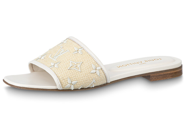 Шлепанцы женские Louis Vuitton Revival, белый