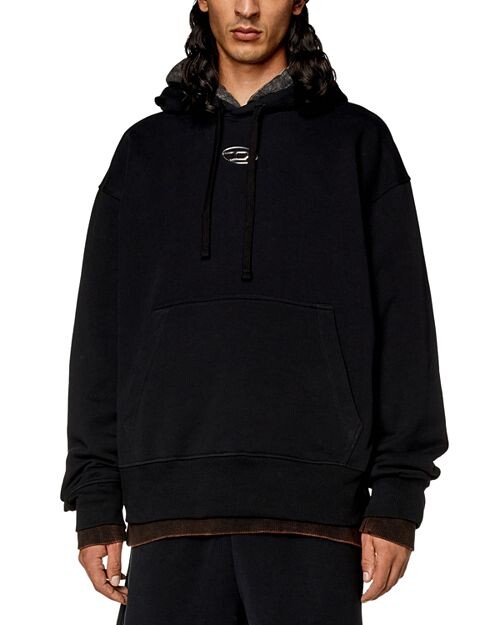 

Толстовка Macs с длинными рукавами и графикой Diesel, цвет Black
