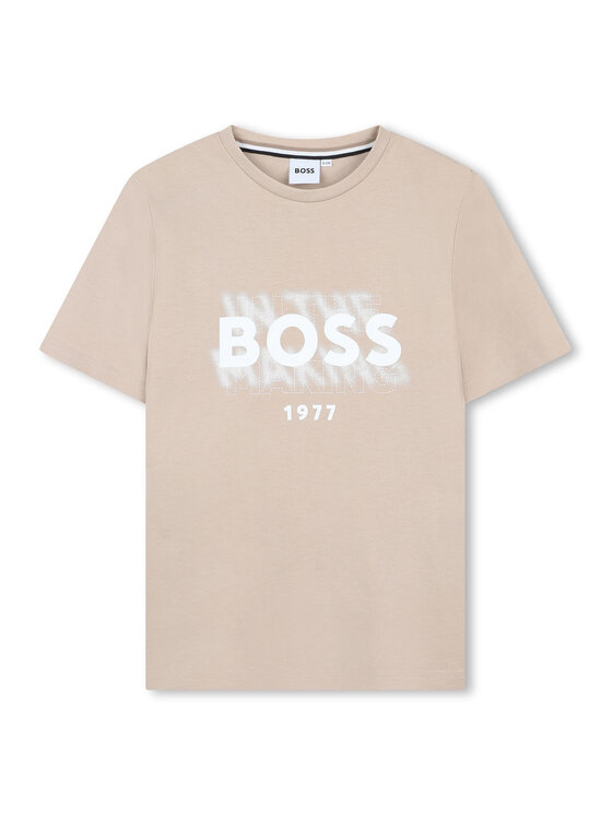 

Футболка обычного кроя J52046 S Boss, бежевый