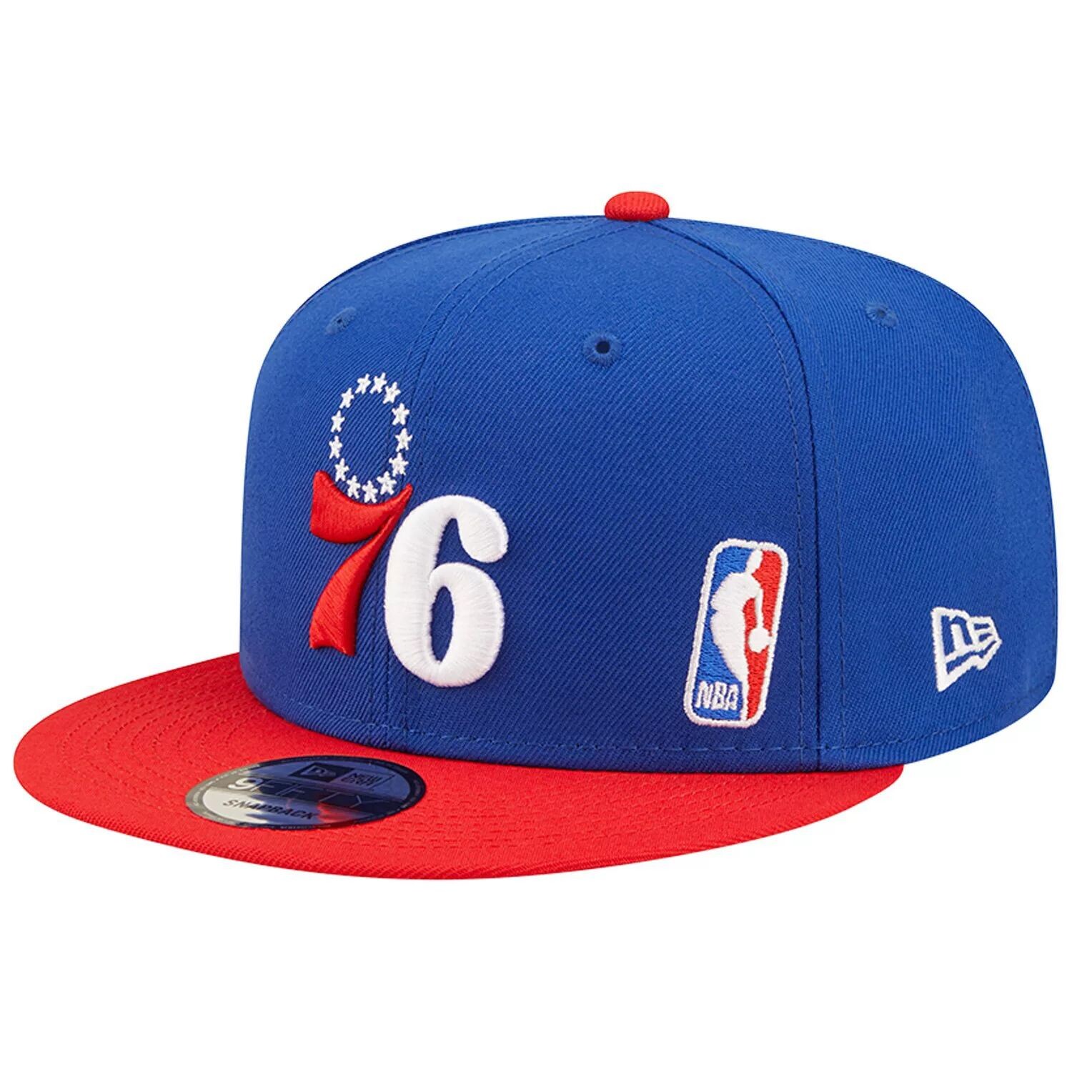 

Мужская кепка New Era Royal/Red Philadelphia 76ers с надписью Arch 9FIFTY Snapback Hat