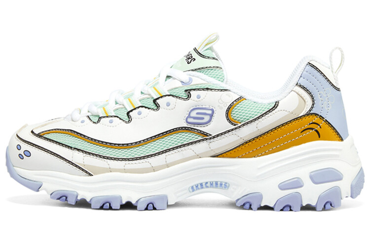 

Кроссовки Skechers D'Lites 1.0 X SpongeBob 'White Blue Green' Women's
