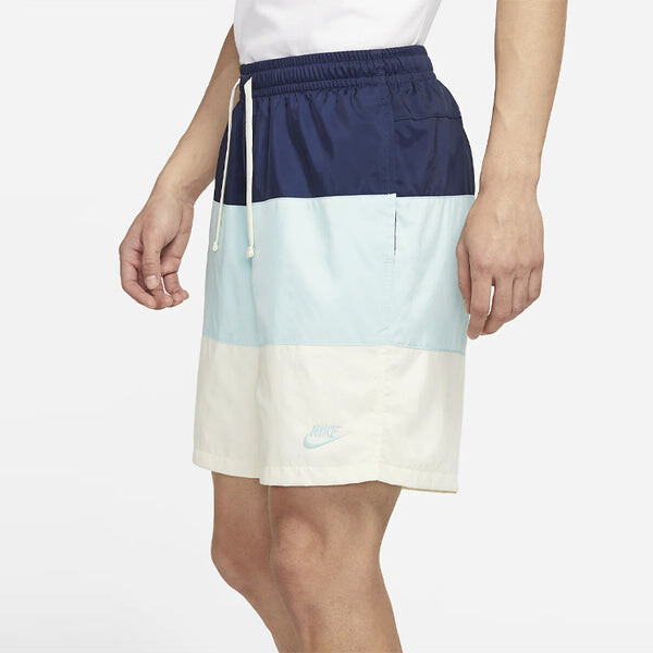Шорты colorblock quick dry woven sports shorts blue Nike, синий — фото 4
