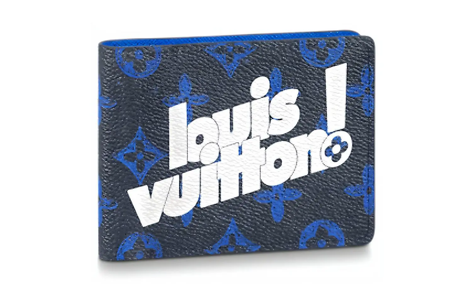 

LOUIS VUITTON Синий кошелек с монограммой