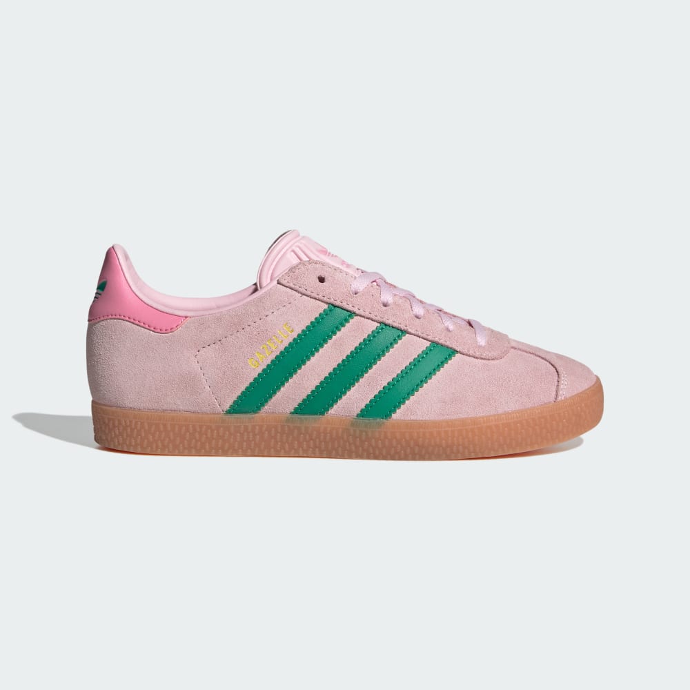 

Кроссовки Adidas Gazelle Shoes Kids, цвет Clear Pink/Court Green/Bliss Pink