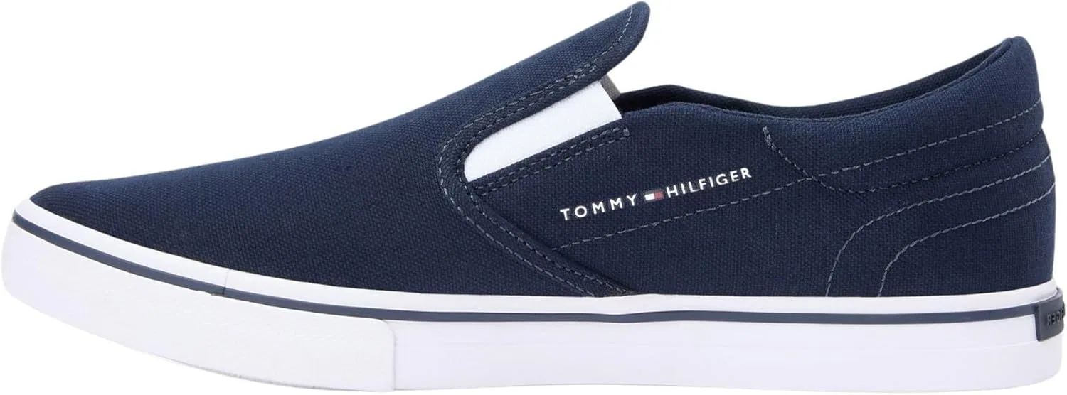 Мужские низкие кроссовки Tommy Hilfiger Vulc Core Slip On Fm0fm05689, Blue Desert Sky