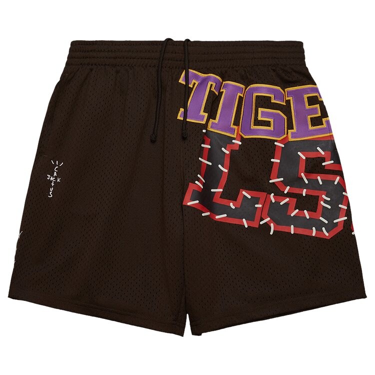 

Шорты Cactus Jack By Travis Scott Cactus Jack by Travis Scott x Mitchell & Ness Louisiana State University Shorts, коричневый