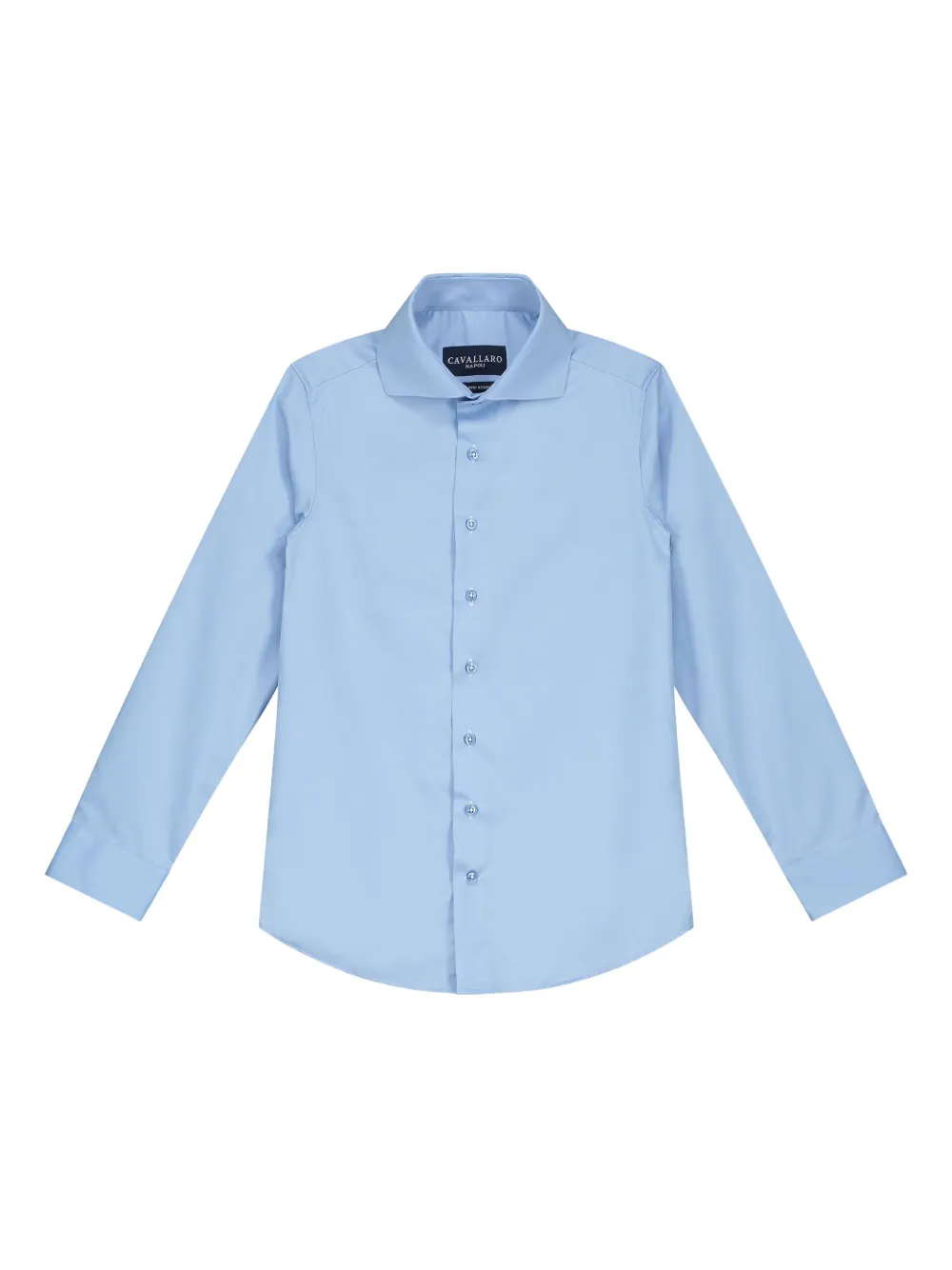 

Поплиновая рубашка Cavallaro Napoli, синий