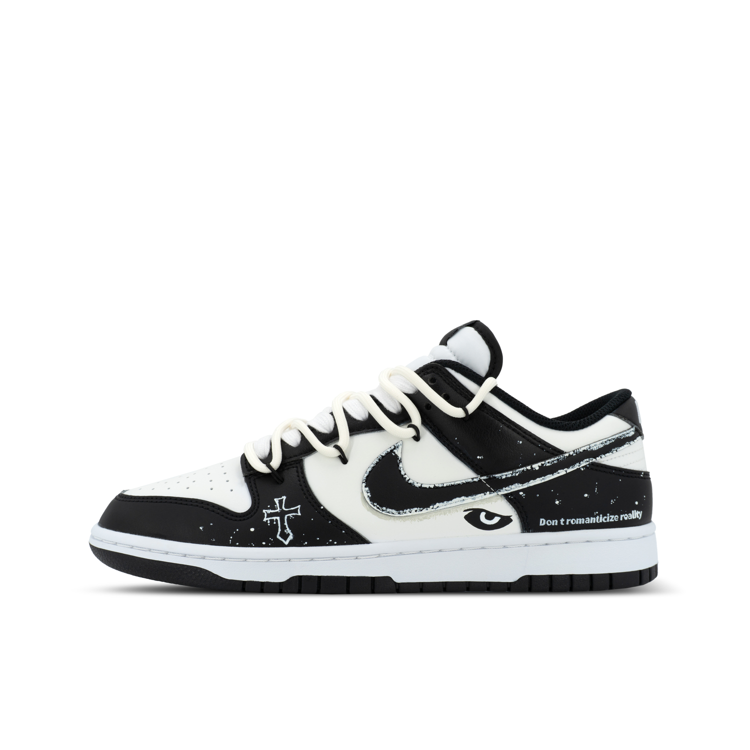 

Nike Данк Gorilla Mischief XJDD Dark Night Eye низкие скейтборд кроссовки унисекс черные, цвет Black