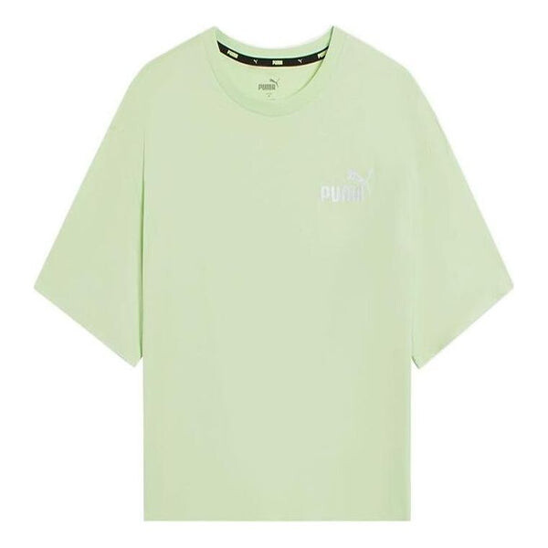 

Футболка ess+ relaxed t-shirt 'green' Puma, зеленый