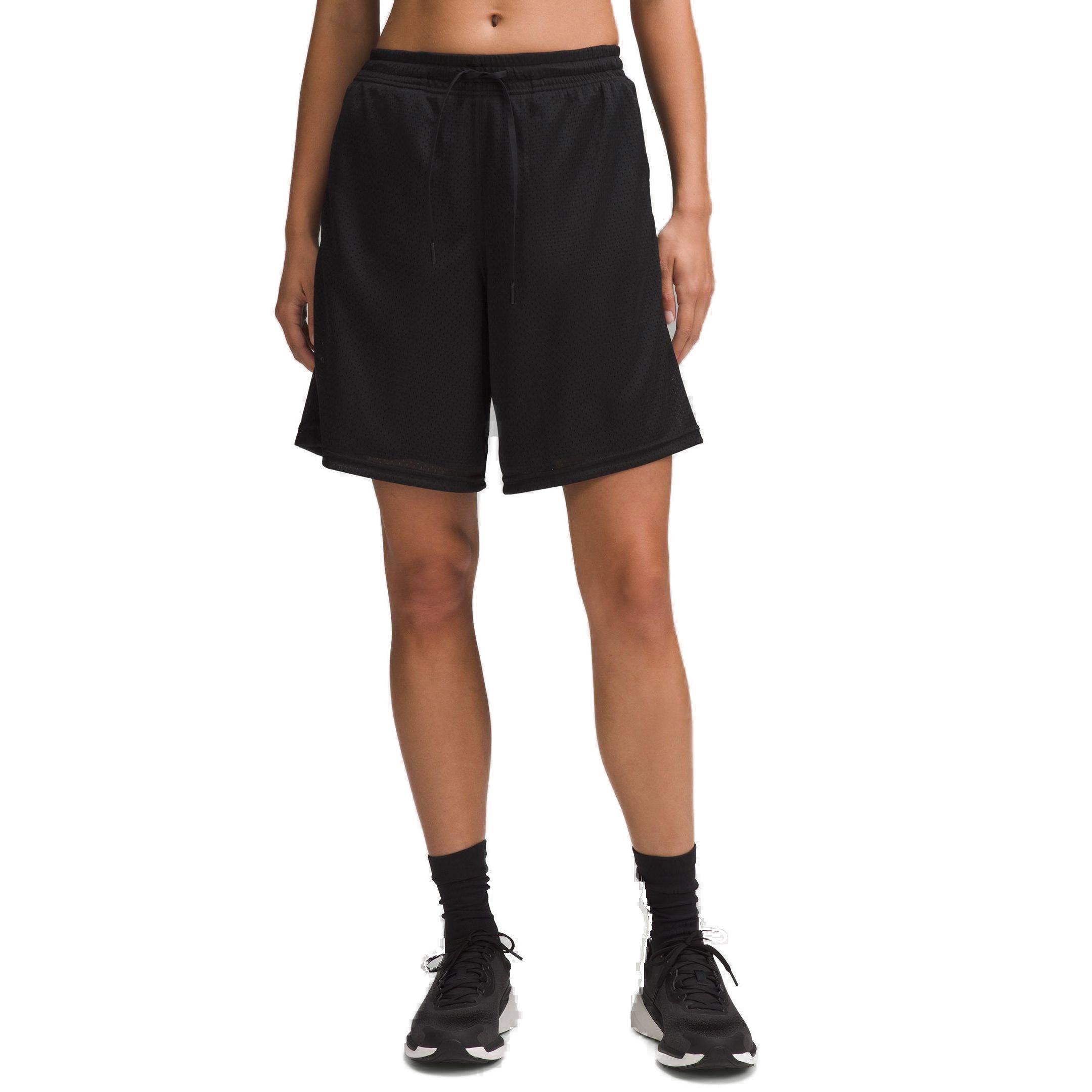 

Свободные сетчатые тренировочные шорты 8" повседневные шорты women's Lululemon, черный