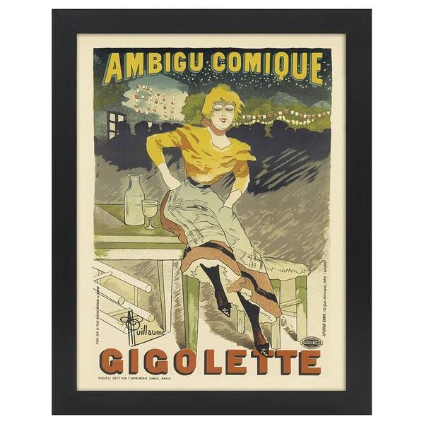 

Рамка для фотографий LegendArte Poster Gigolette, черный