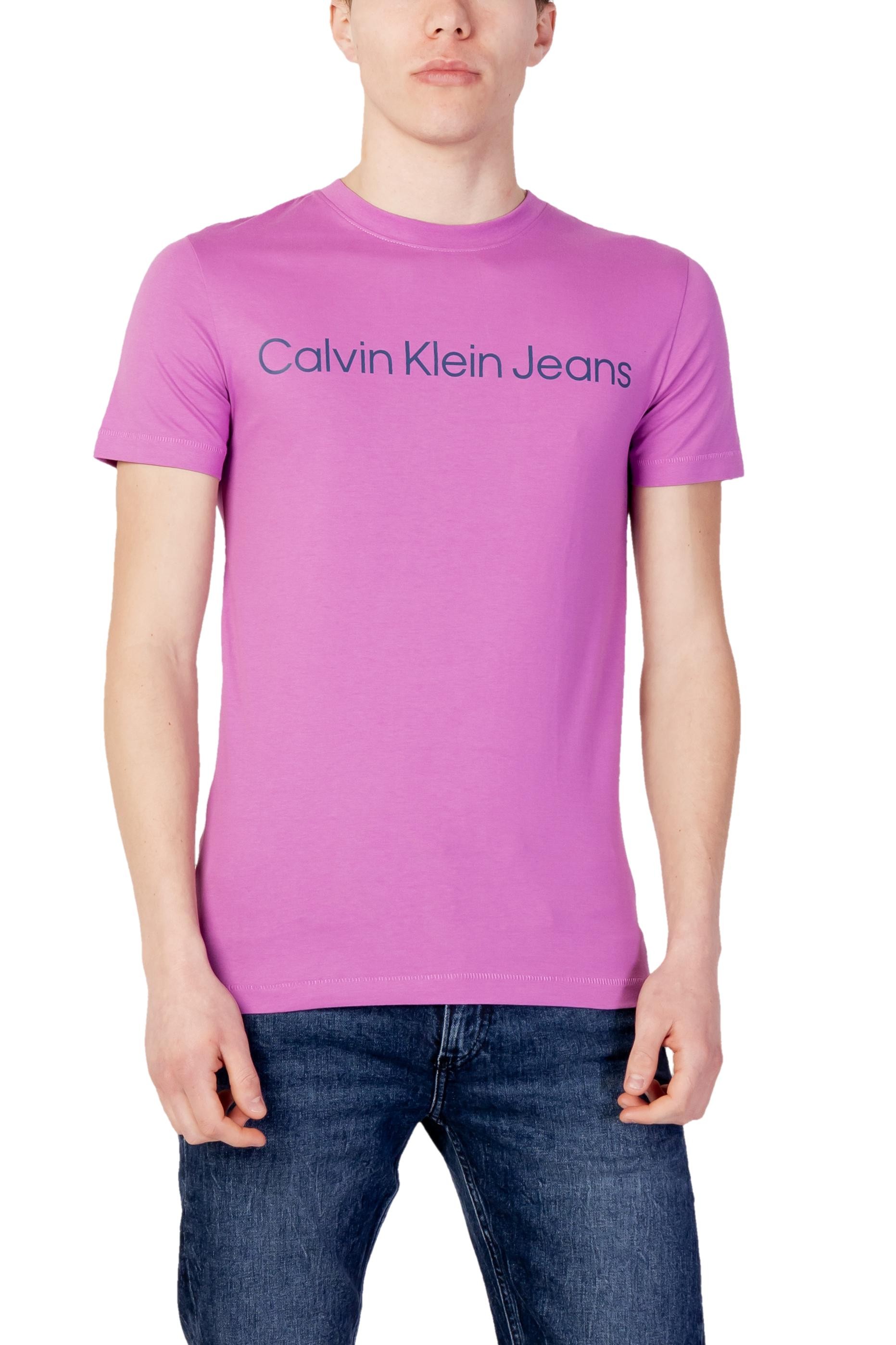 

Футболка мужская Calvin Klein Jeans с принтом, фиолетовый