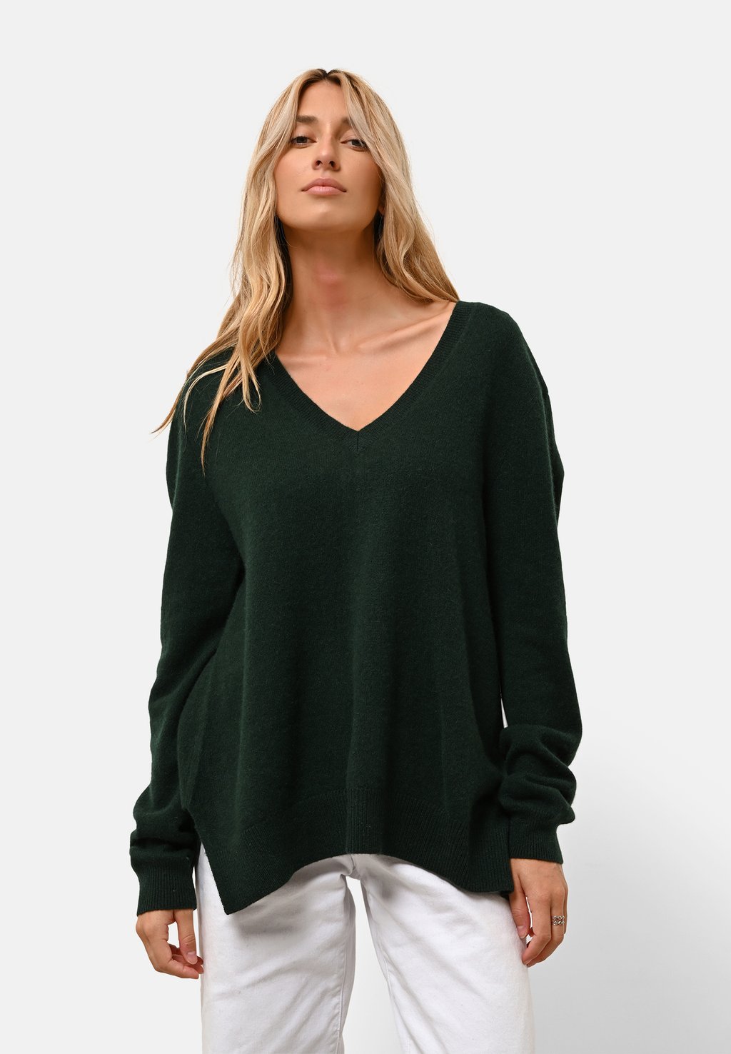 

Джемпер OPAL Just Cashmere, темно-зеленый