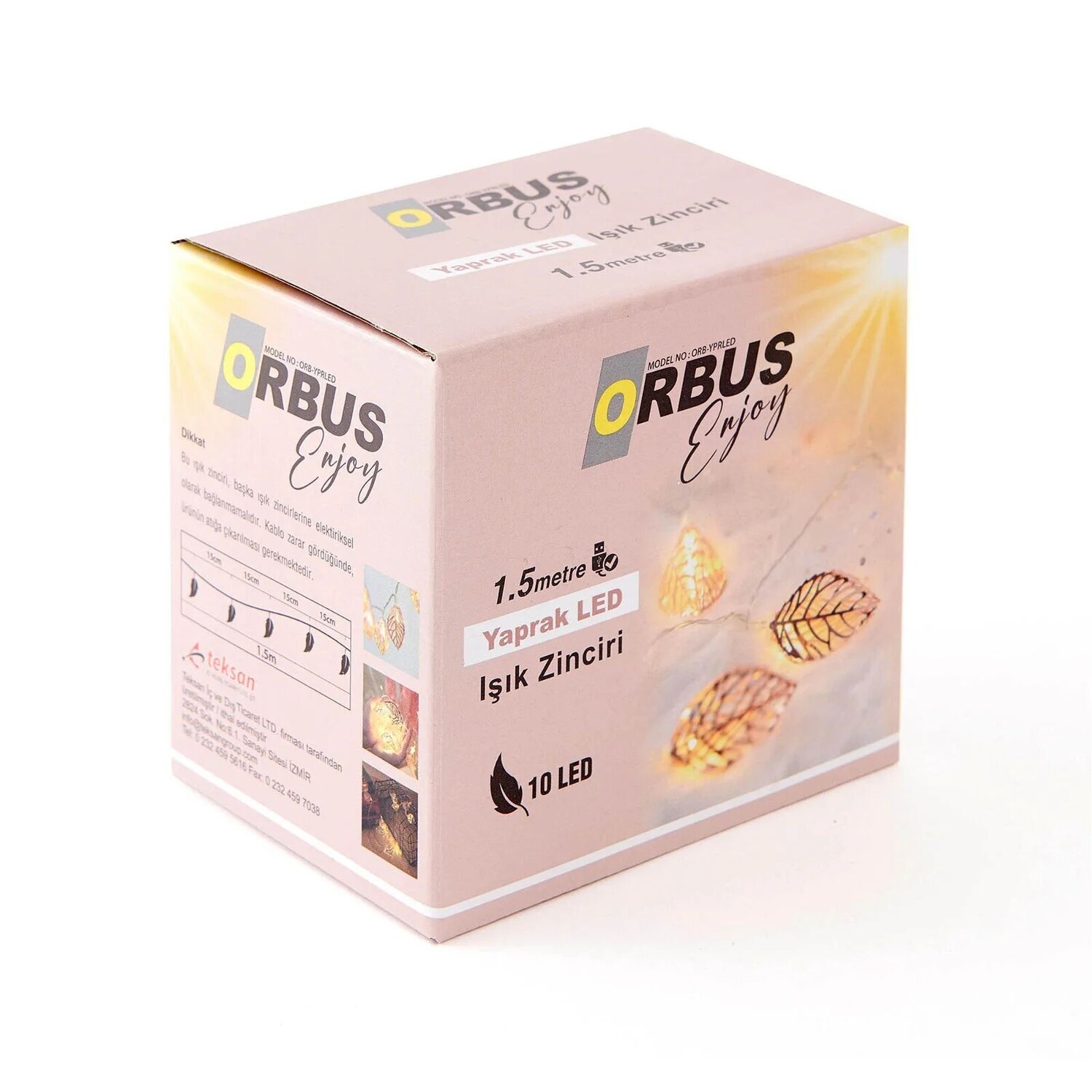 

Светодиодная цепочка Orbus Leaf - Желтый - 1,5 м