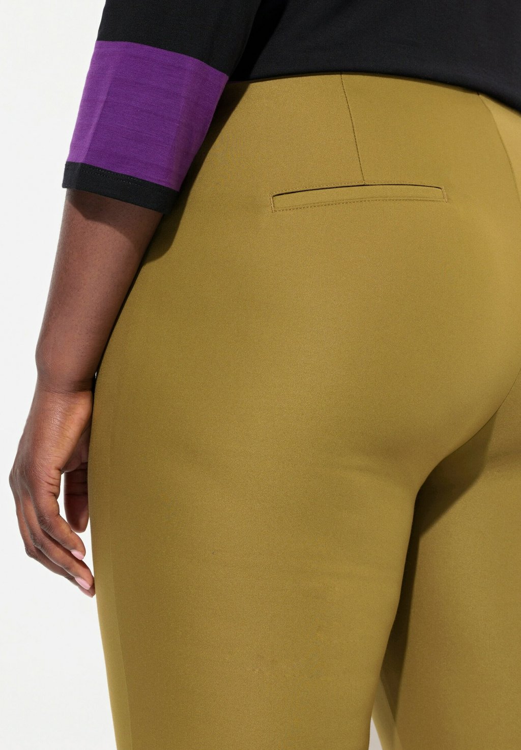 

Брюки STRETCH FIT STRAIGHT LEG Ulla Popken, оливковый