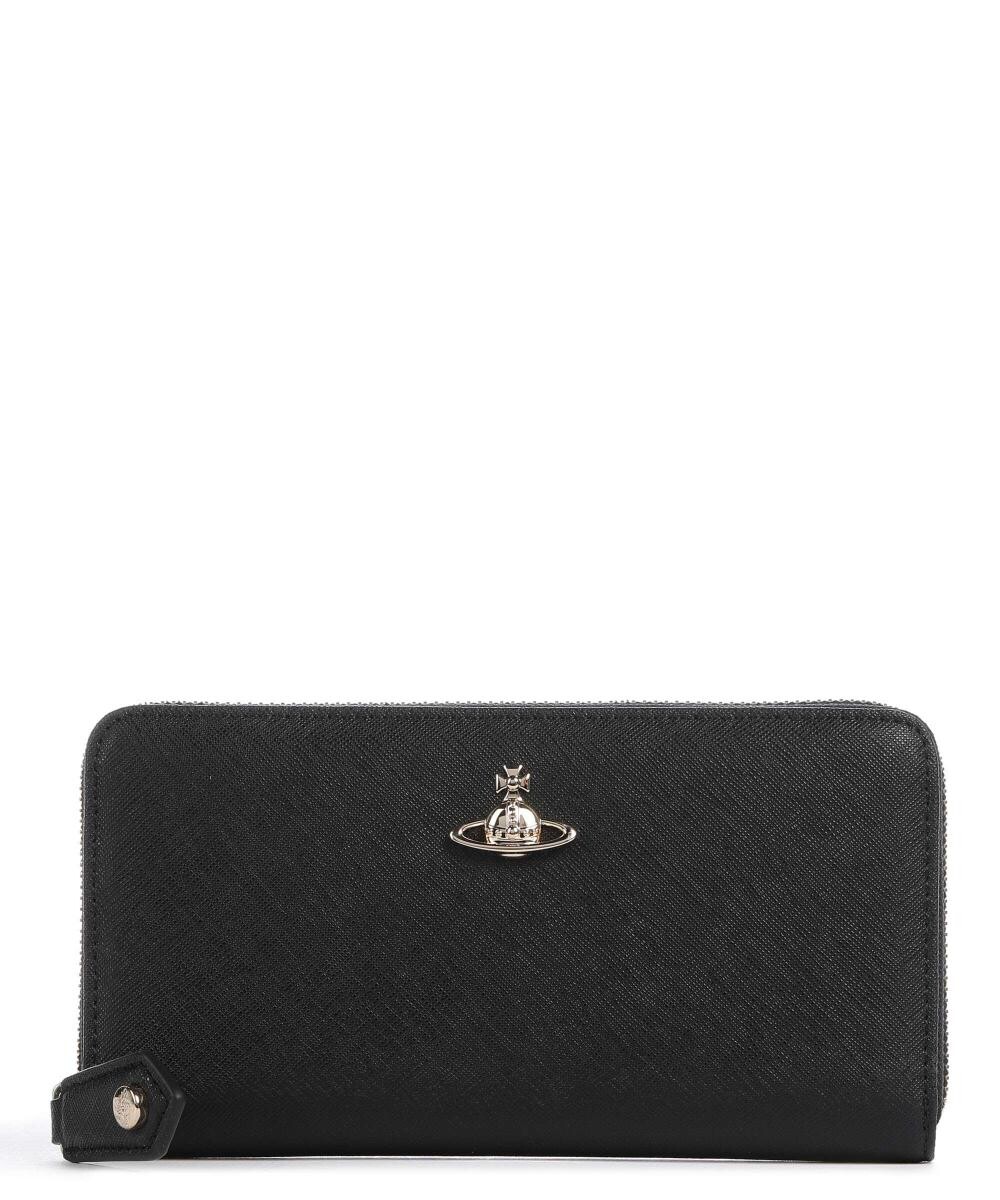 

Кошелек из сафьяновой яловой кожи Vivienne Westwood, черный