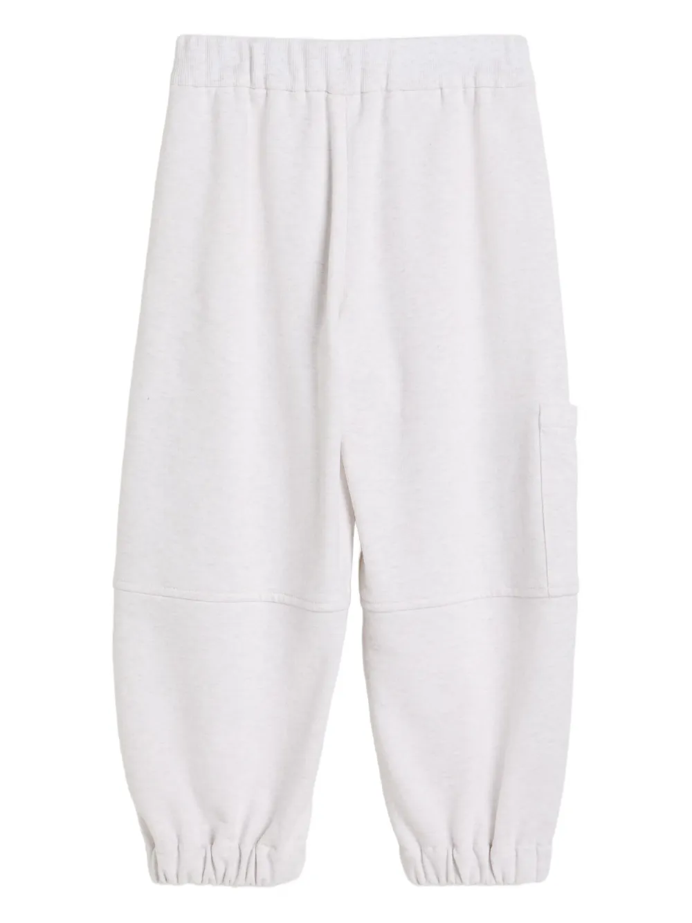 Спортивные брюки с вышитым логотипом Brunello Cucinelli Kids, серый — фото 2