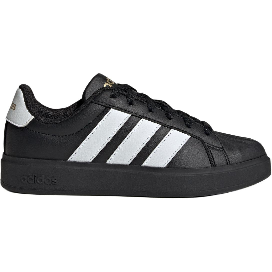 Низкие детские кроссовки для скейтбординга Superstar Series для подростков Adidas, черный/белый — фото 2