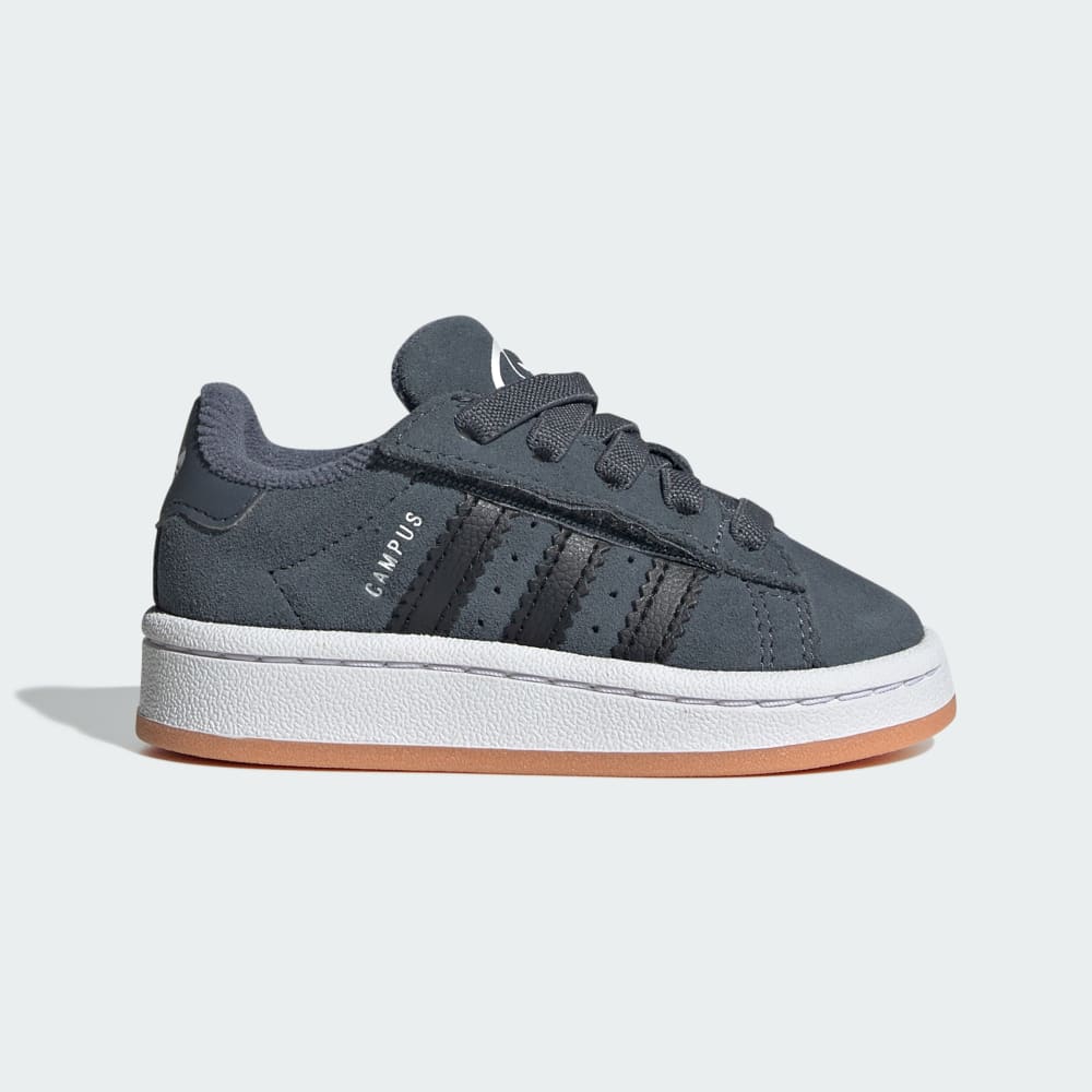 

Кроссовки Adidas Campus 00s Comfort Closure Elastic Lace Shoes, цвет Onix/Cloud White/Gum