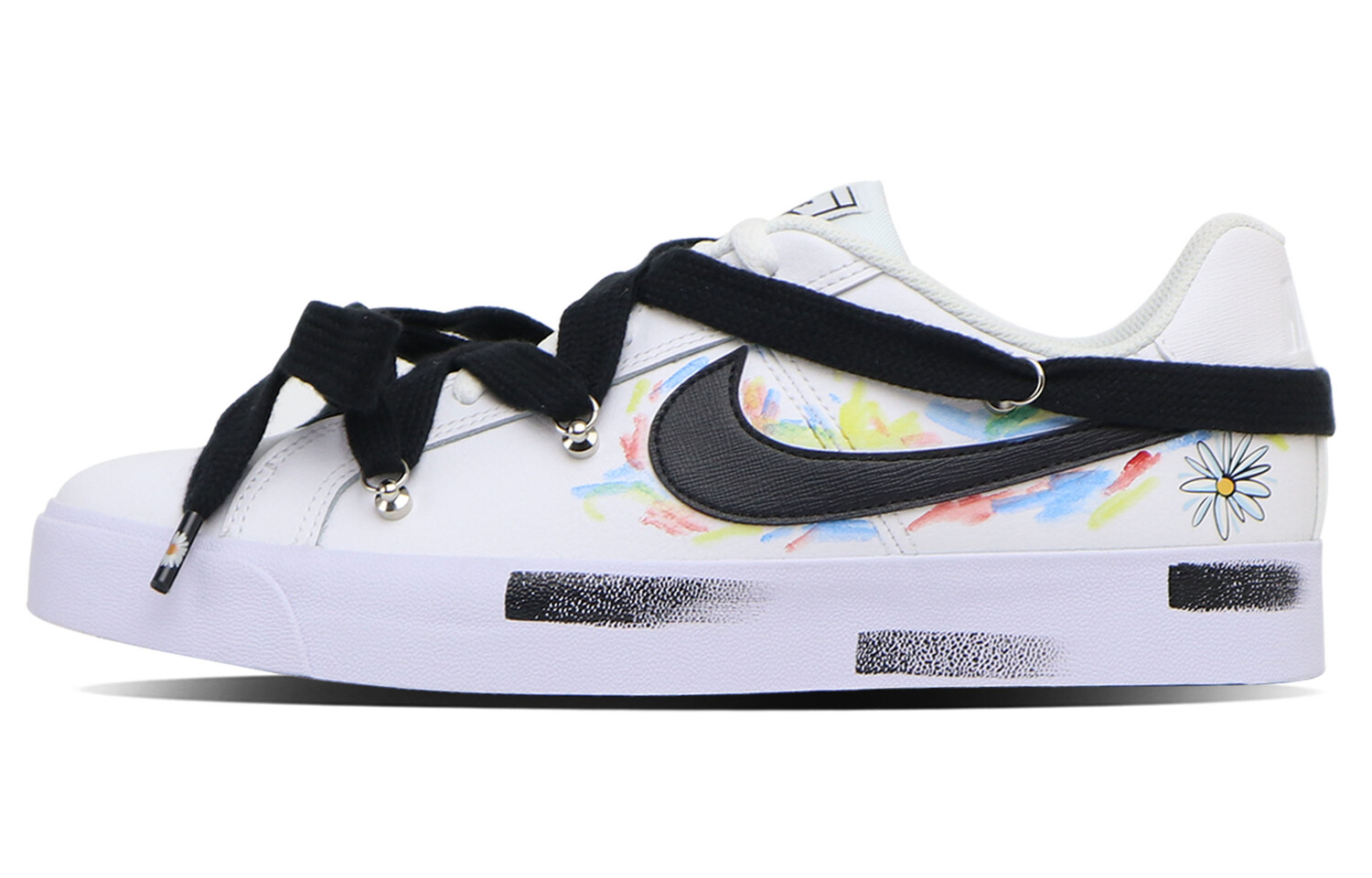 

Кроссовки Nike Court Royale Skateboarding Shoes Unisex Low-top Multicolor, белый