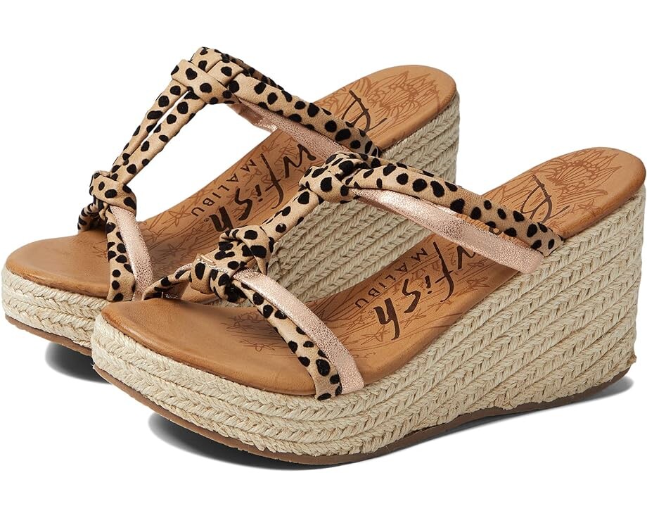 

Туфли Blowfish Malibu Purru Rope, цвет Sand Pixie Leopard/Rose Gold Meteorite