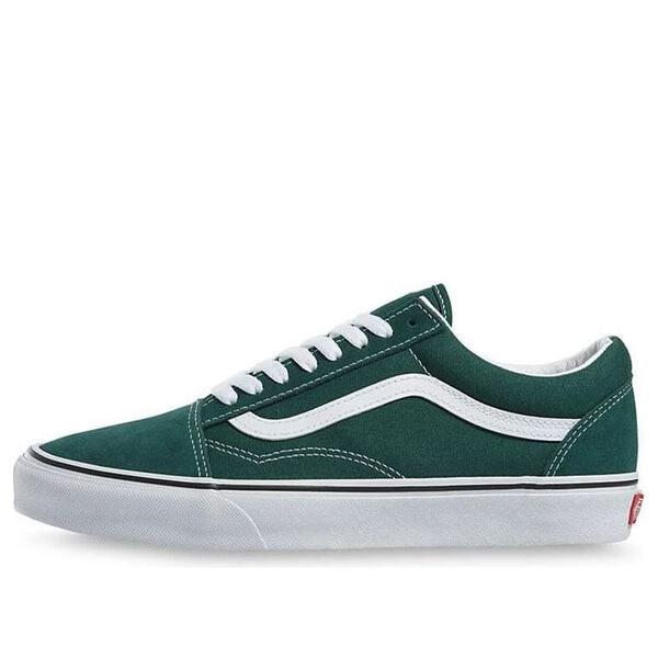 

Кроссовки old skool dark green 'green white' Vans, зеленый