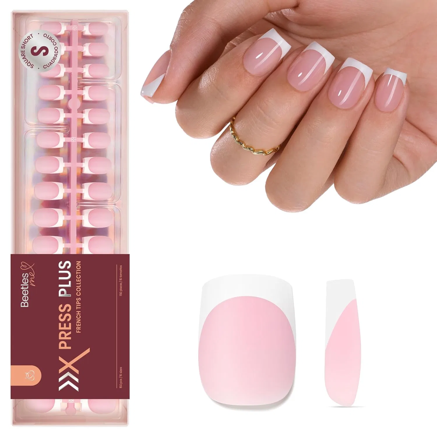 Накладные ногти «French Press On Nails» от Beetles Beetles Gel Polish