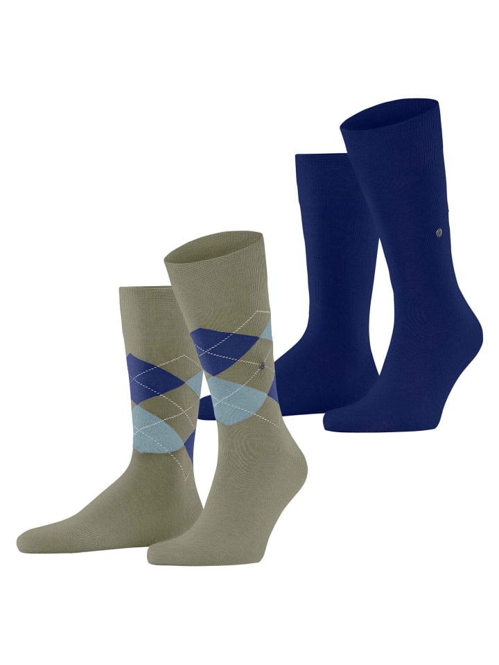 

Носки Burlington Socken 2er Pack, цвет Grün/Blau