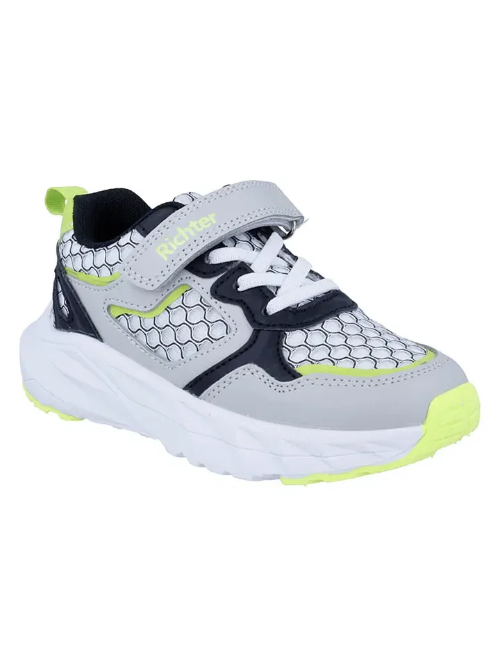 Кроссовки со шнуровкой и липучкой Richter Shoes, серый