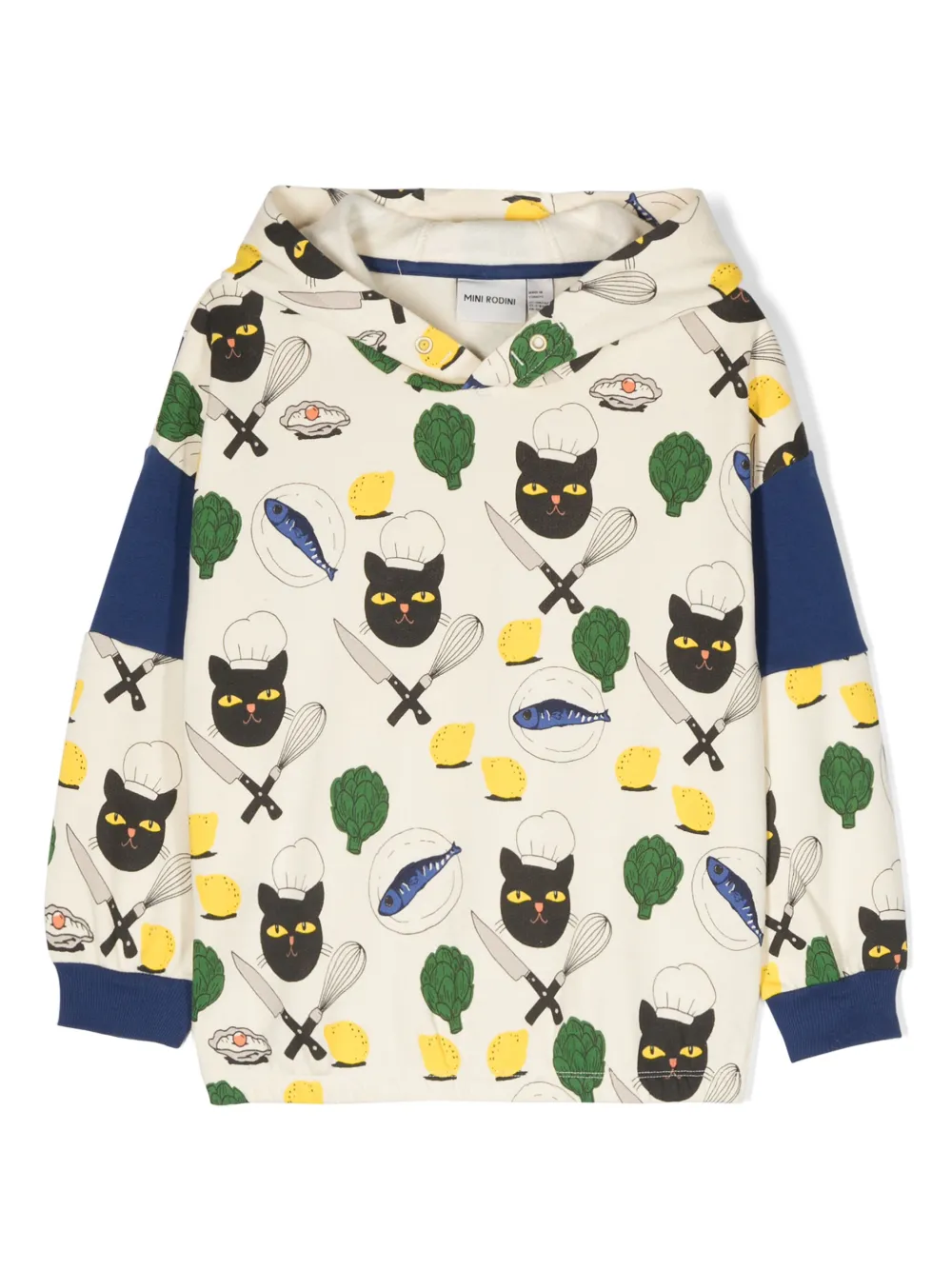 

Худи Chef Cat Mini Rodini, нейтральный