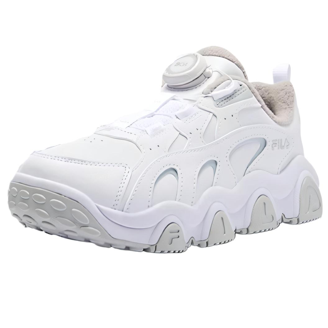 Boa баскетбольные кроссовки FILA White/Stone Gray детские FILA KIDS, FILA белый/Day серый-FWG — фото 3