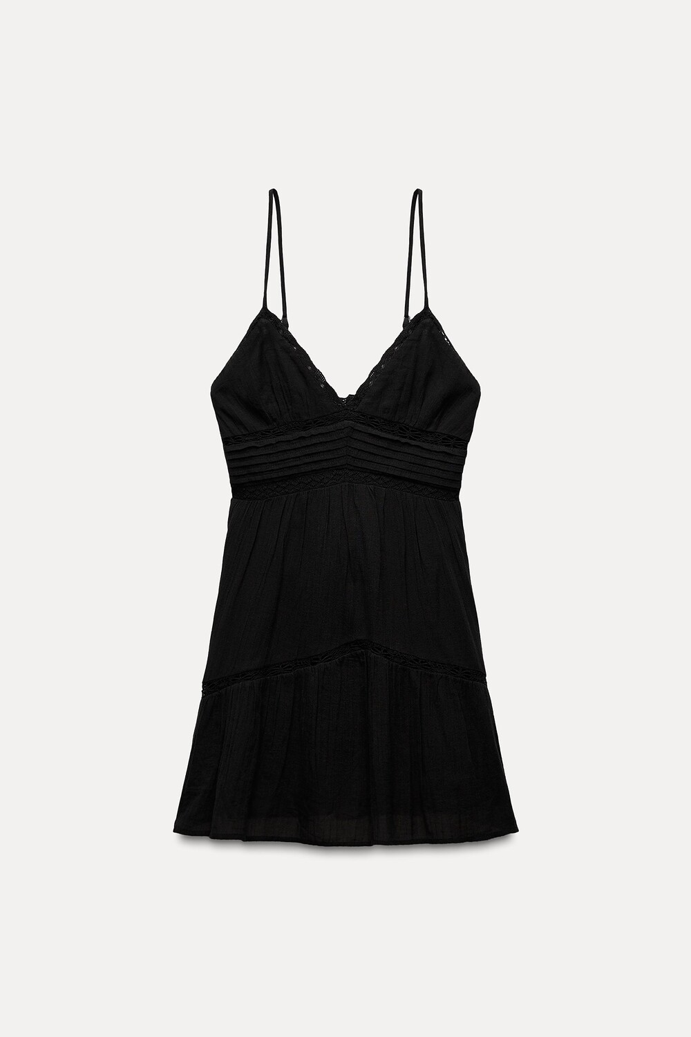 

Платье Zara Cotton Muslin, черный