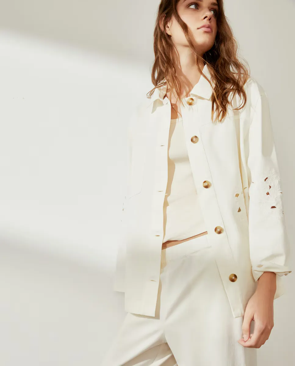 

Женская блузка с длинным рукавом Southern Cotton, белый