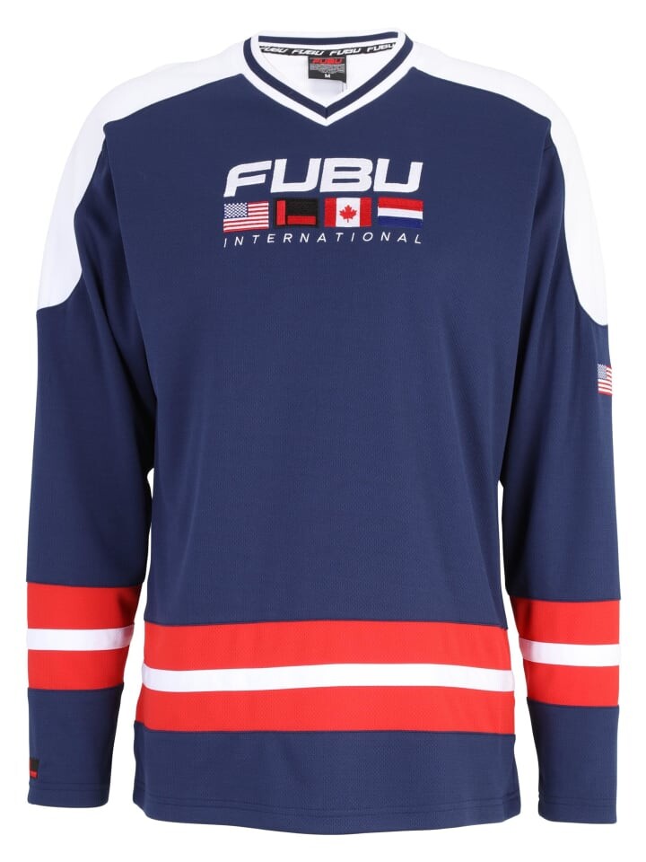 

Лонгслив FUBU s, цвет navy/white