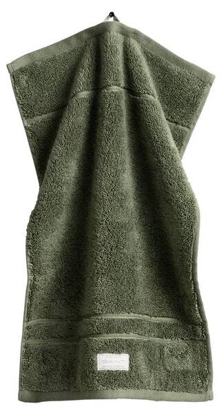 

Гостевое полотенце GANT Premium Towel 1er Pack, 50x10x30 см, зеленый