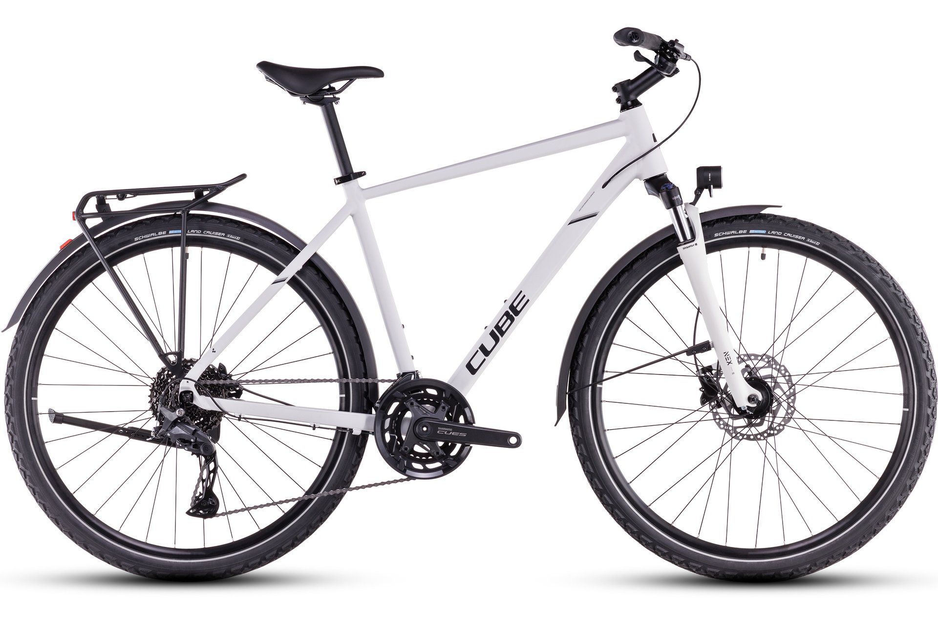 

Треккинговый велосипед Cube Nature Pro Allroad - 28 дюймов - Diamant - 2025, цвет Weiß|cotton´n´black
