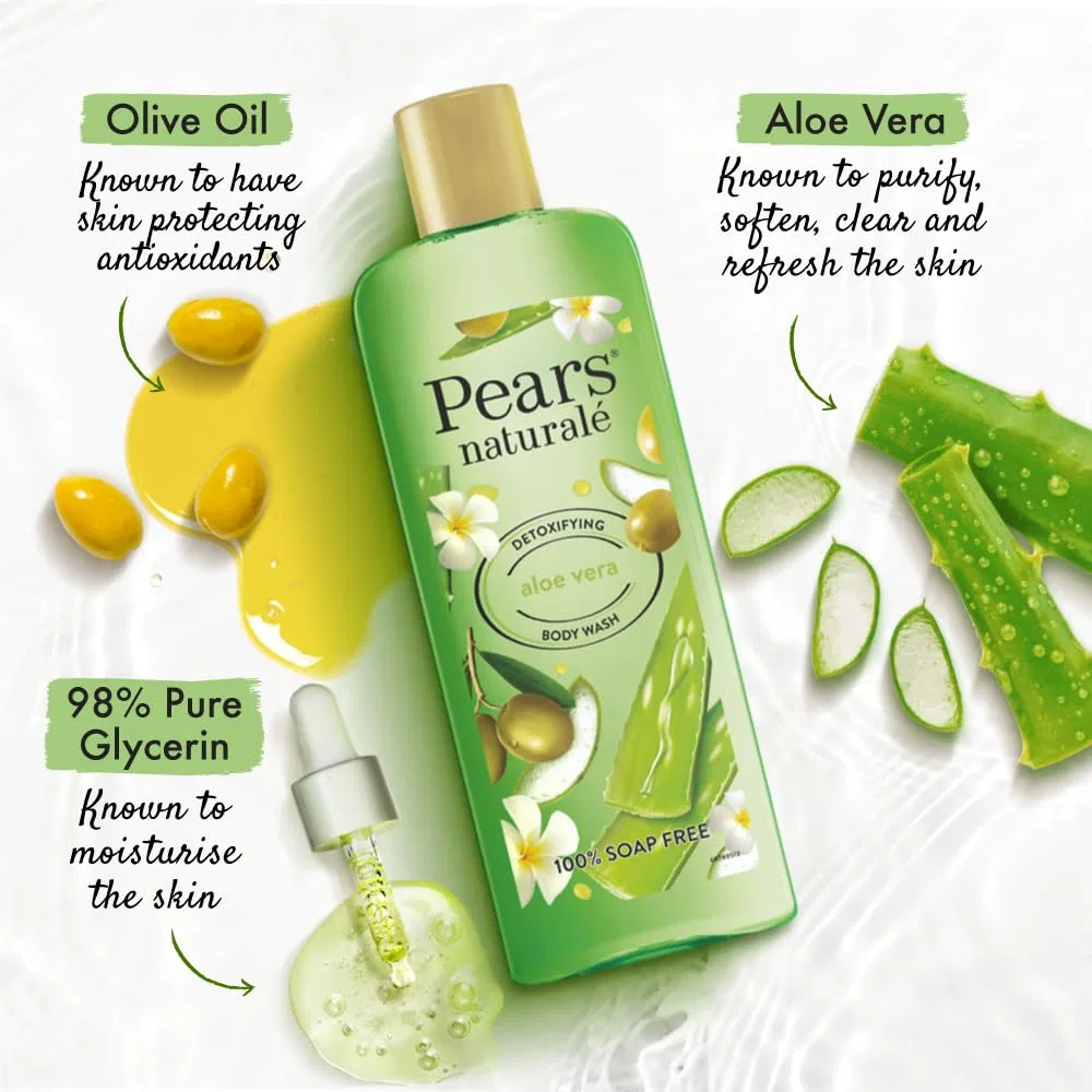Гель для душа Pears Naturalé с алоэ вера, 6 x 250 мл Pears