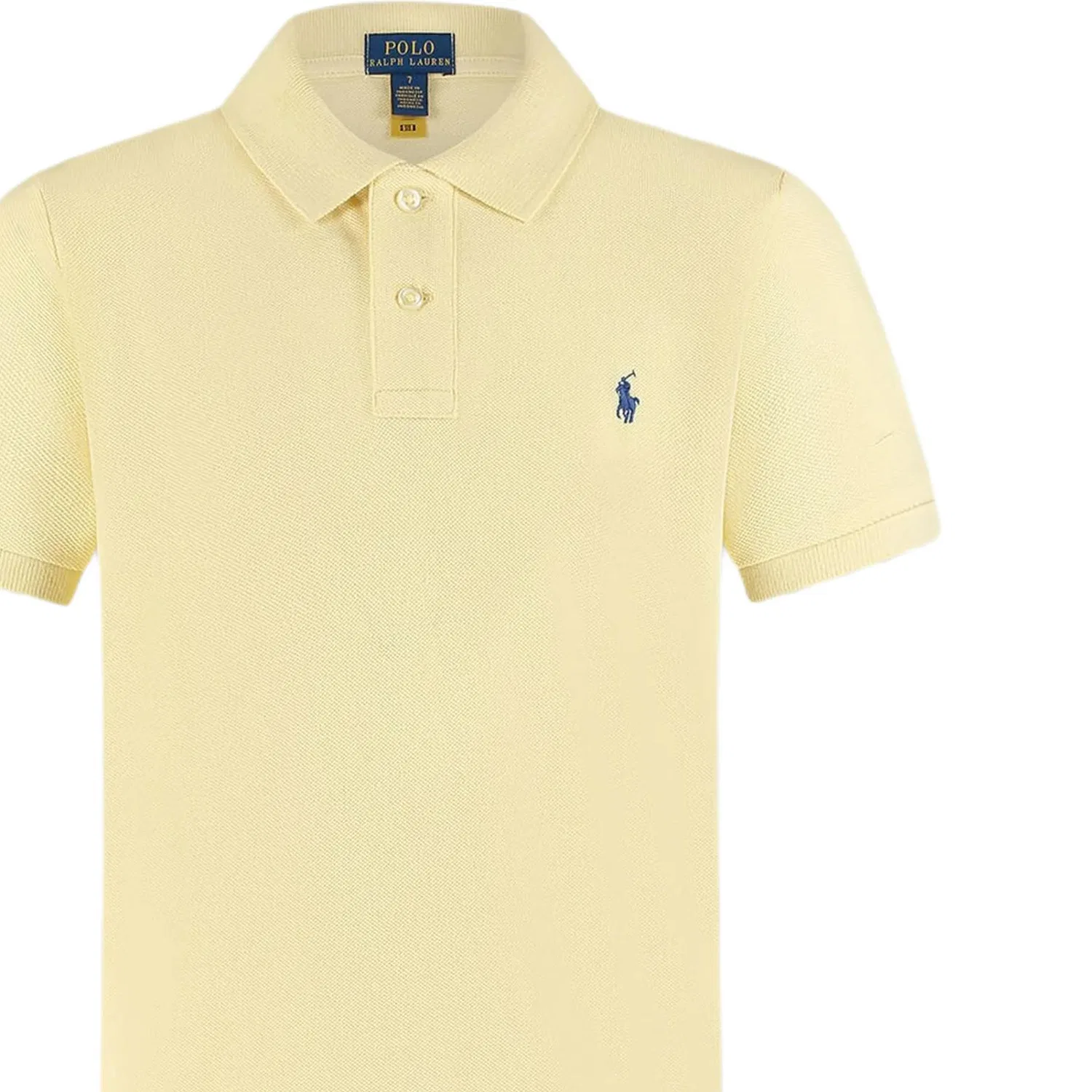 Поло Polo Ralph Lauren Classic Version Kids' желтое — фото 4