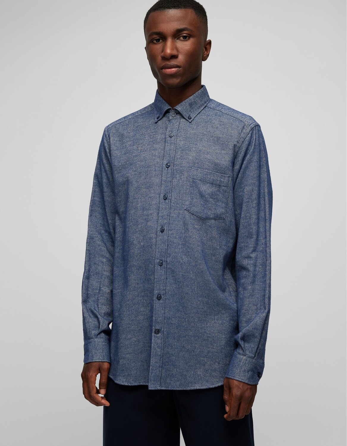 

Рубашка HECHTER PARIS Casual Flanell, цвет midnight blue