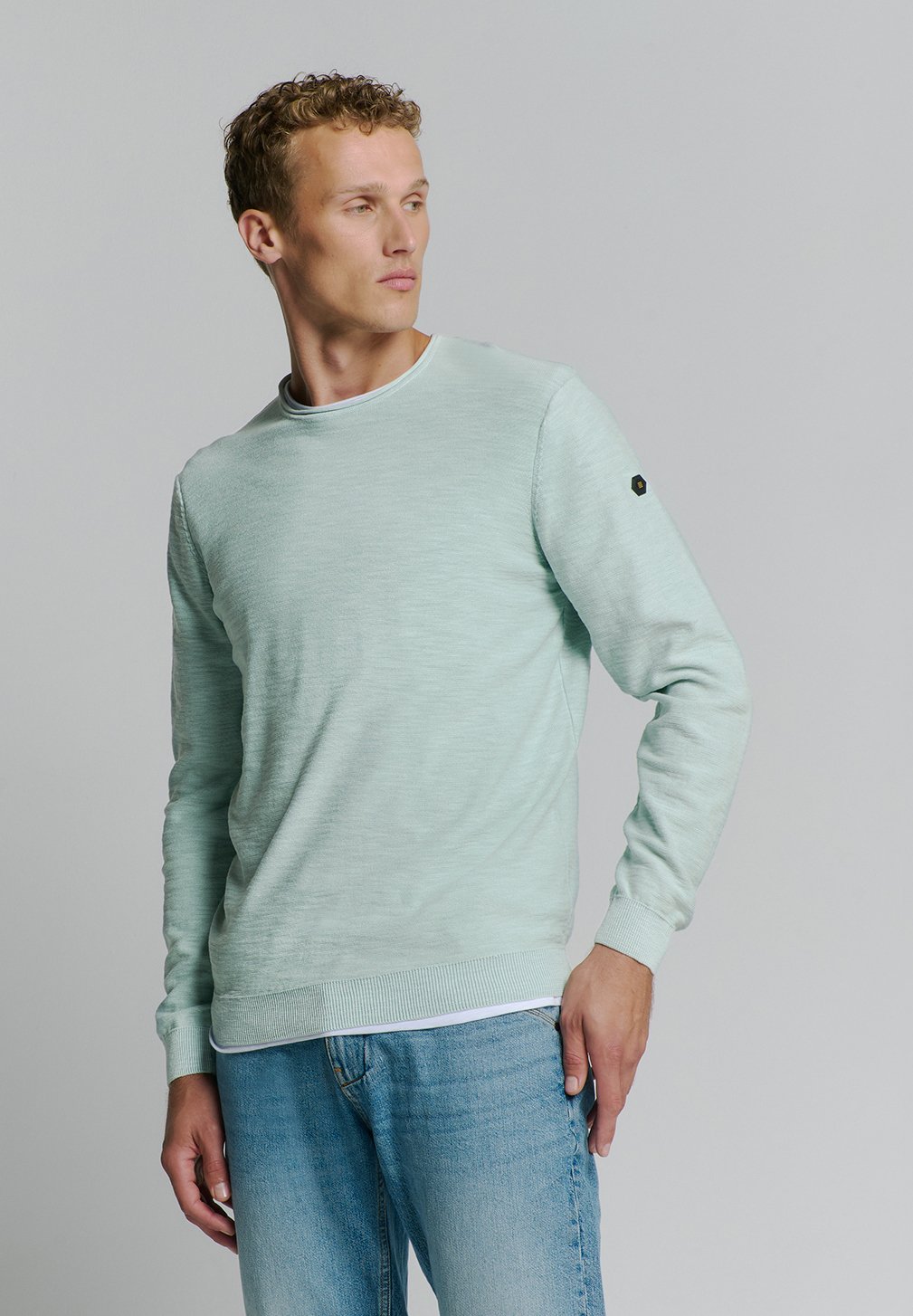 

Джемпер CREWNECK NO EXCESS, бирюзовый