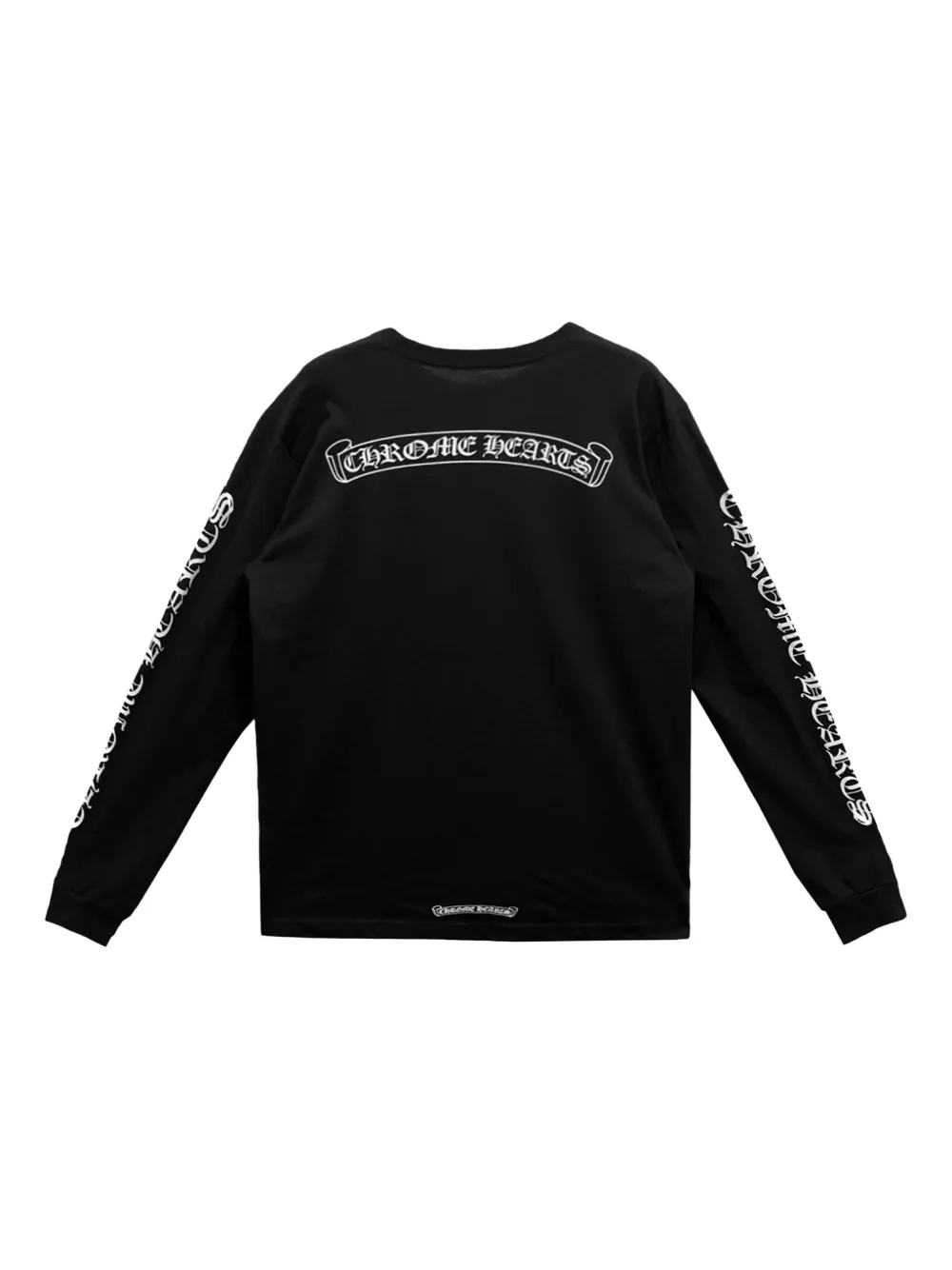 Футболка Stadium Scroll "Черная" Chrome Hearts, черный — фото 2