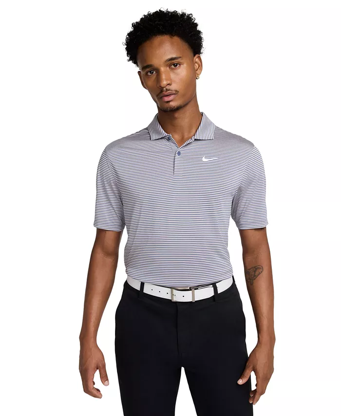 

Мужская свободная поло для гольфа с коротким рукавом Core Dri-FIT Nike, черный