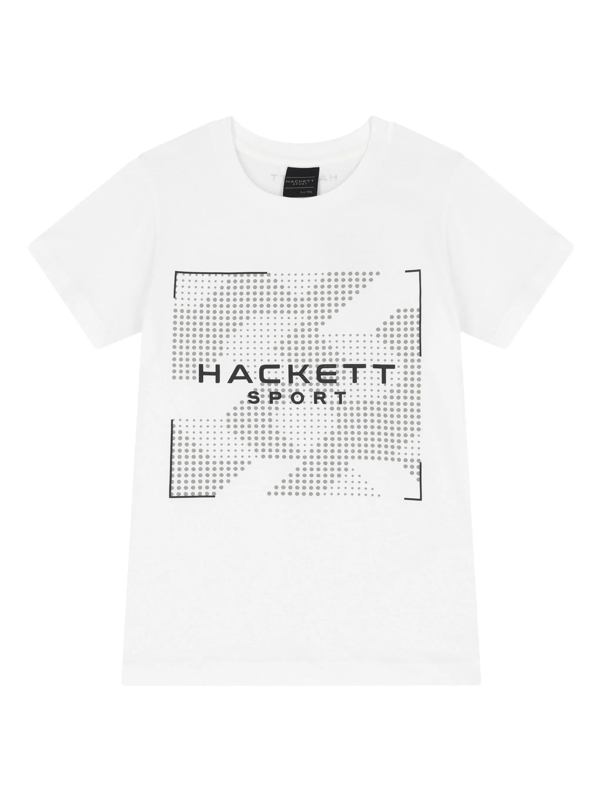 

Футболка с логотипом Hackett Kids, белый