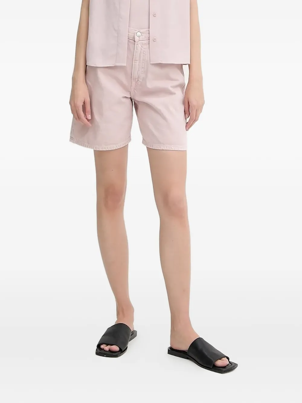 

Хлопковые шорты Samsoe Samsoe, розовый