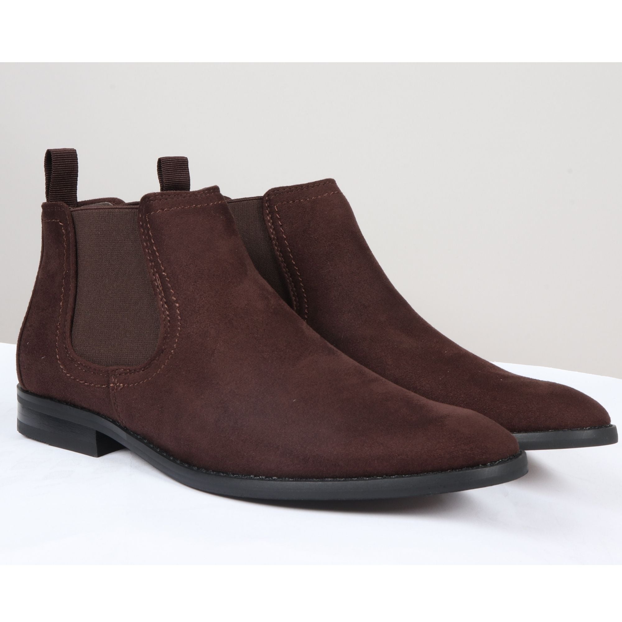Туфли-челси с замшевой кожаной подкладкой Slip On Ankle TruClothing, коричневый — фото 2