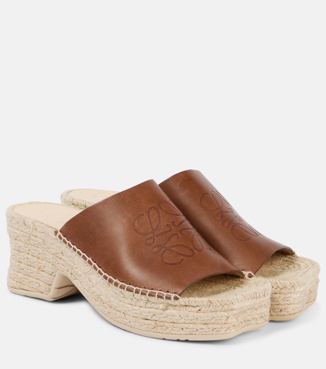 Эспадрильи-мюли Paula's Ibiza Petal 80 Loewe, коричневый