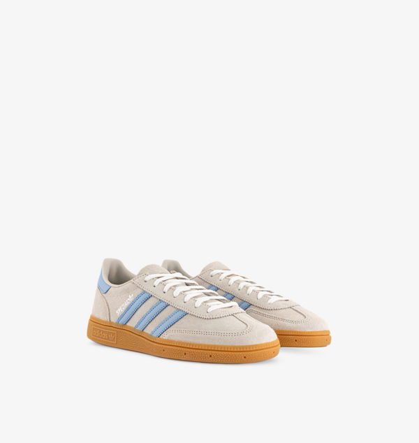 Специальные замшевые кроссовки для гандбола с низким берцем Adidas, серый — фото 3