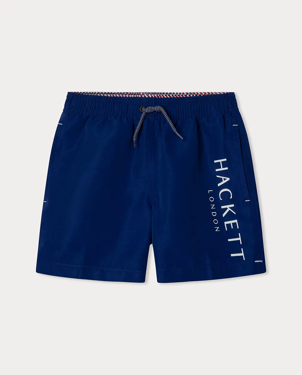 

Однотонный купальник для мальчика Hackett, индиго