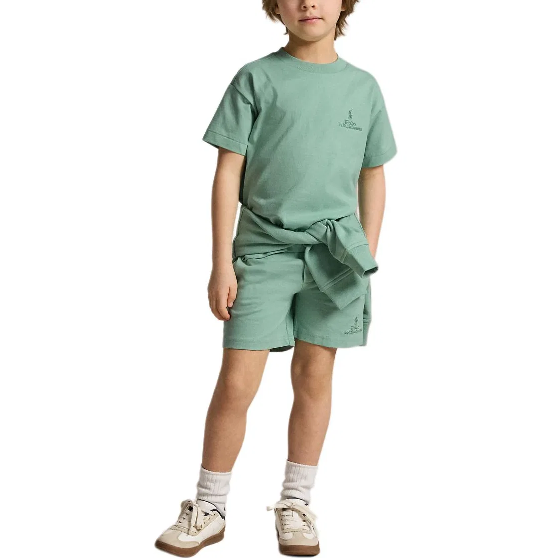Футболка детская Polo Ralph Lauren Celadon — фото 4